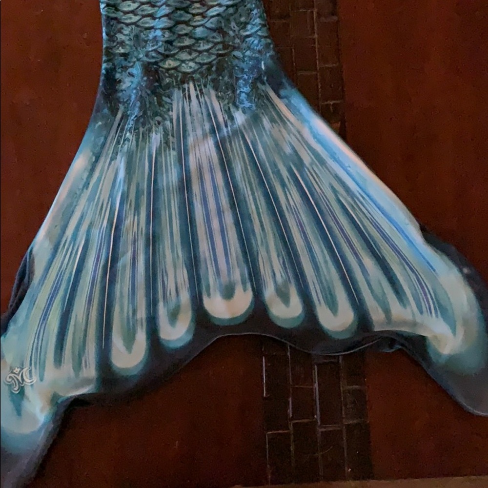 Finfun Mermaid Tail Adult Small (4-6) Tidal Teal
